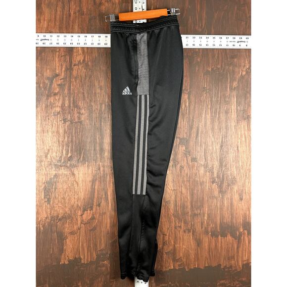 Adidas Tiro 21 Soccer Training Pants‎ Activewear GN5492 Black Gray Womens Medium - Picture 1 of 7